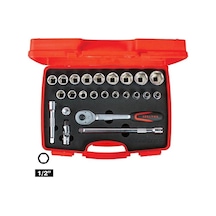 İzeltaş 1/2" Altı Köşe Lokma Takımı 24 Parça