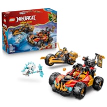 LEGO® NINJAGO® Kai ve Cole’un Birleşen Araçları 71864 - 7 Yaş ve Üzeri için 3 Minifigür İçeren Oyuncak Yapım Seti (394 Parça)