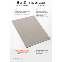 Starcke 5000 Kum Su Zımparası 23x28 Cm 2 Adet Islak Kuru Hassas Yüzey Bitirme Kağıdı