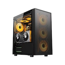 Aztech 600w Skylıne Azt04 Rgb Gaming Mid-tower Pc Kasası