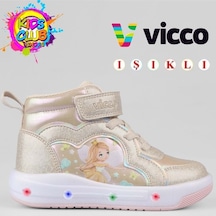 Klint Bej Işıklı Kız Çocuk Bot Bej