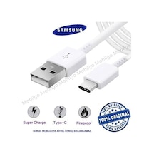 Type-C Şarj Ve Data Kablosu Beyaz 1M