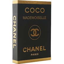 Coco Siyah Gold Dekoratif Kitap Kutu