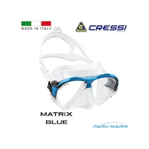 Parumarin Cressi Matrix Blue Dalış Ve Yüzme Maskesi
