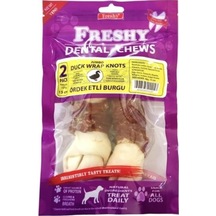 Freshy Jumbo Duck Wrap Knots Ördek Etli Burgu Kemik Köpek Ödülü 15 Cm 2 Adet