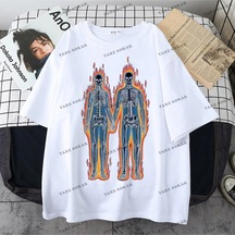 Adrift Y2k Unisex Harajuka Anime Retro Kawai Kuromi T-shirt Kod Rertr Startmore 6644 Siyah