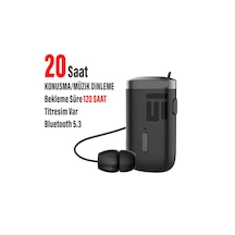 Exenar SW58 Bluetooth 5.3 Makaralı Kulak İçi Kulaklık