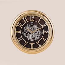 Klik Babil Astro Işıklı Duvar Saati - Gold - 46 Cm Çok Renkli