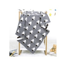 Sones Bebek Örgü Noel Ağacı Kucaklama Battaniyesi Şal Örtüsü Gri