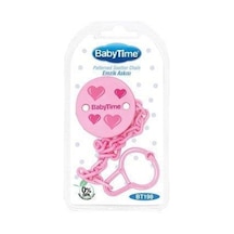 Babytime Emzik Askısı Desenli Pembe
