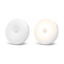 2 Li Set Sensörlü Led Kabin Işığı Gece Lambası 1,5w 4000k Doğal Beyaz 150 Lümen Usb Şar