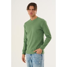 Alexandergardi Fitilli Uzun Kollu Sweatshirt Yeşil