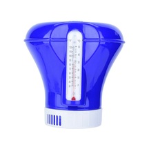 Hfambition Mavi Pvc Havuz Dispenseri: Termometreli, Kimyasal Kontrolü Ve Otomatik Temizlik İçin Uygun Havuz, Spa, Akvaryum