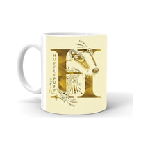 Hufflepuff Baskılı Seramik Beyaz Kupa