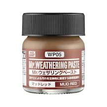 40 Ml. Mr.weathering Paste Mud Red Eskitme Macunu, Mr.hobby Wp05 Standart