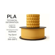 Pla+ Filament 1.75mm 1 Kg - Altın