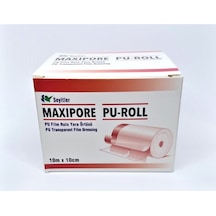 Maxipore Fim Su Geçirmez Şeffaf Film Yara Örtüsü Rulo 10 CM x 10 M