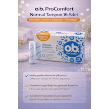 O.b. Procomfort Normal Tampon 16lı 1 Paket Ultimate Comfort Silktouch Teknolojili