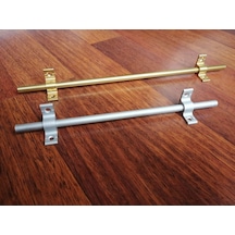 Merdiven Dip Çubuğu - Halı Çubuğu 90cm - Mat Gri - Mobilya Bağlantı Elemanları Mobilya Bağlantı Elem