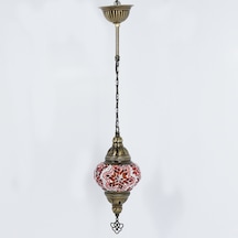 Dekoratif MOZAİK GECE LAMBASI TEKLİ OTANTİK SARKIT