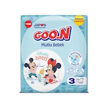 Goon Mutlu Bebek Bebek Bezi 3 Numara Fırsat Paketi 100 Adet