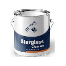 Stoppani Starglass Clear U.V. Sonkat Yat Vernik 1 Litre Takım