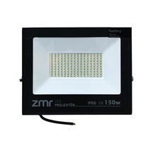 Led Projektör 150 Watt Slim Kasa 220V 6500K Beyaz Işık Zmr