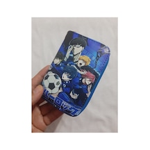 Owlbag Company Owl Bag Blue Lock Desenli Tasarım Suni Deri Cüzdan Çok Renkli
