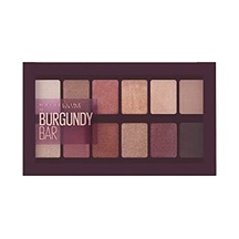 Maybelline New York The Burgundy Bar Far Paleti 13 Farklı Stil, Mat Veya Işıltılı Efekt, Ultra Kolay Aplikatör, Modaya Uygun Bordo Tonları 00