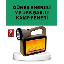 Güneş - 356 - Enerjili Alev Efektli Lamba Cob Teknolojili, Dış - Edntrend - Me Aydınlatma