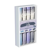 Scrikss Lumina Fosforlu Kalem Lilac, 4'lü Set, Lilac 124-Pembe