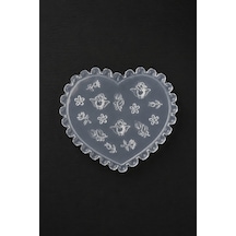 Nail Art Silikon Kalıp 3d Nail Art Desen Kalıbı, Tırnak Süsleme Desen Charm Tırnak Çarm 64