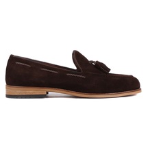 Shoetyle - Kahverengi Süet Deri Erkek Klasik Ayakkabı 250-2350-801-kahverengi