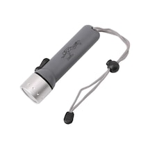 Soulader Yüksek Parlaklıklı 2000 Lümen Su Geçirmez Dalış Feneri, Dayanıklı Tüplü Sualtı Işık Kaynağı, Şarj Edilebilir El Feneri, Kampçılık Ve Acil Durumlar İçin Siyah