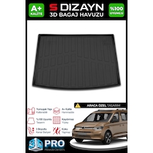 S-dizayn Vw Caddy 3d Pro Bagaj Havuzu 2020 Üzeri A+ Kalite