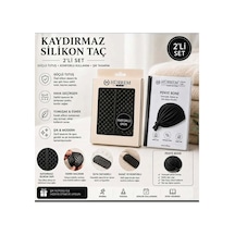 Kaydırmaz Silikon Tac + Bone Siyah - 921708839 Siyah
