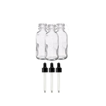 Aropi Şefaf Cam Şişe Damlalıklı 30 Ml 10 Adet