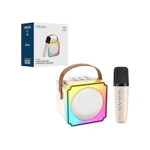 Mikado Artemis Md-61bt Karaoke Wireless Hoparlör Ve Speaker 5w Işıklı Tf Card Mikrofonlu Usb Şarjlı