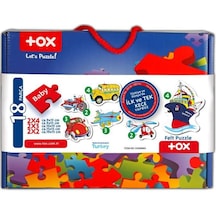 Tox Ulaşım Araçları 2+ Keçe Yapboz Puzzle T002