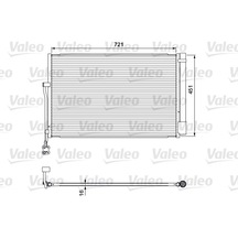 VALEO 814379 Klima Radyatoru Touareg 3.0 V6 Tsi / Tdi 3.6 V6 Fsi 4.2 V8 Fsi / Tdi 10 7P0820411A (WC433525)