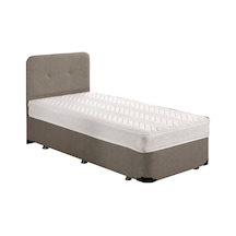 Nironyatak Luna Baza Başlık Yatak Seti - 80X180 Cm Tek Kişilik Ortopedik Set
