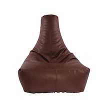 Kare Deri Armut Koltuk Kahve 85 68 28 Cm