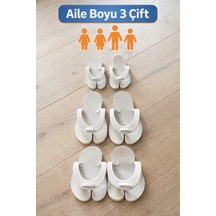 Aile Boyu 3 Çift Eva Terlik Otel Spa Hastane Misafir Kullanımı