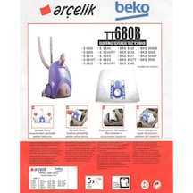 Arçelik Uyumlu Tt 680 B Süpürge Toz Torbası