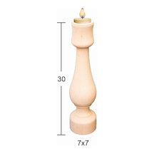 Ahşap Şamdan Şa-47