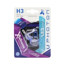 Ampul H3 12v 55w Xen Vision Tekli Blister Beyaz Işık 6000k Pht Ph5503 Dv B1