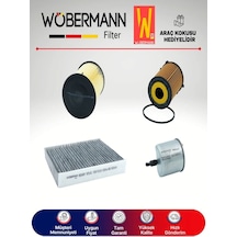 Wöbermann Volvo S40 1.6 D2 Filtre Bakım Seti 2010-2012 E5 4'lü Karbonlu