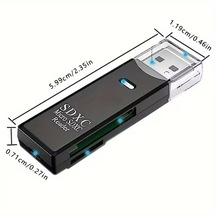 2in1 Usb 3.0 Micro Sd Hafıza Kartı - Tf Kart Okuyucu Hub Adaptör Veri Aktarıcı 4801