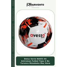 Delux Serisi Basic-44 Antreman Futbol Topu 4 No Turuncu Müsabaka Maç Hava