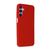 Samsung Galaxy Uyumlu M15 Kılıf First Silikon - Kırmızı Bz8683140739911